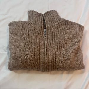 American Eagle Knit Turtle Neck half zip up sweater